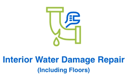 Interior Water Damage Repair (Including Floors)